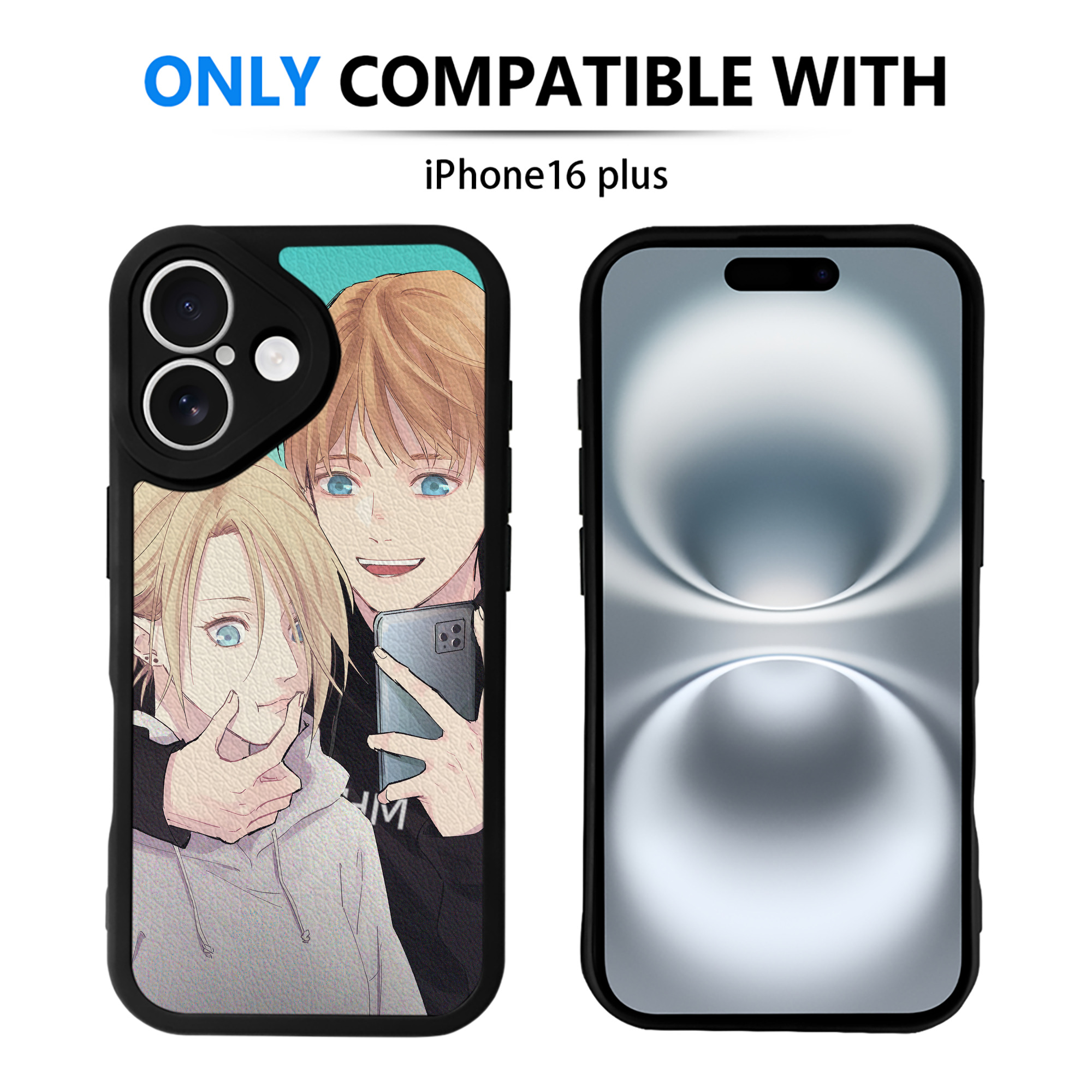 （画像用） 進撃の巨人 Attack on Titan 【iPhone 16シリーズ対応】シリコンスマホケース（レザー調） 材質：シリコン